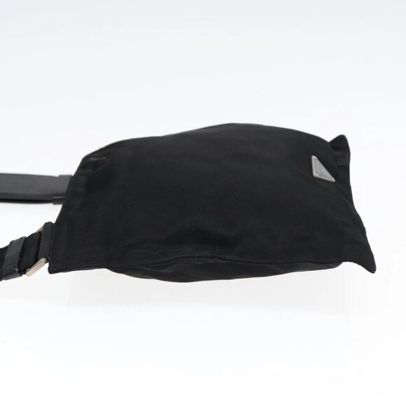 PRADA Shoulder Bag Nylon Black Silver - Picture 4 of 16